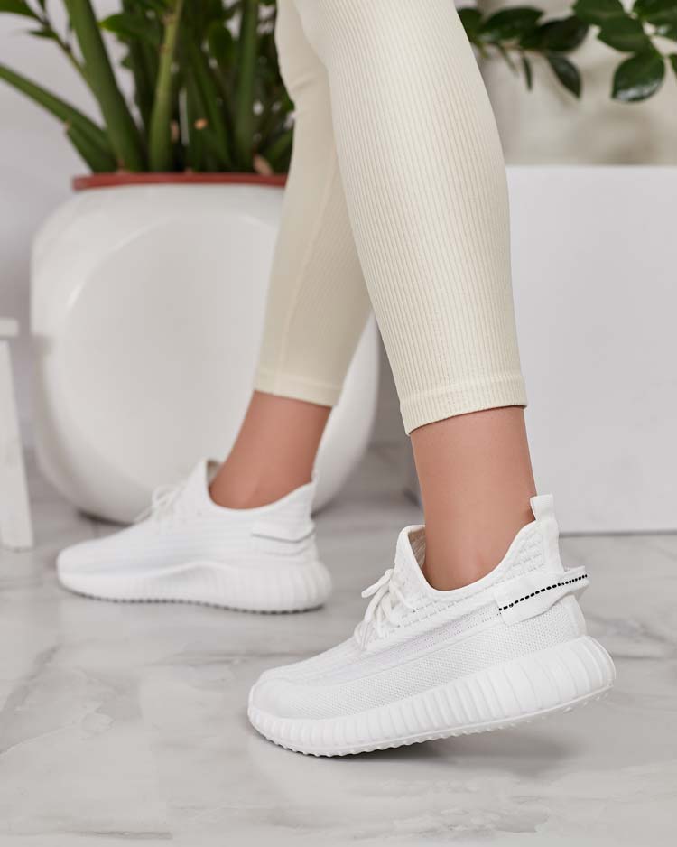 Royalfashion Damen Stoff-Sportschuhe Affema weiß Royalfashion