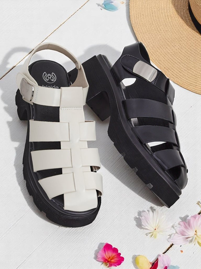 Royalfashion Damen Sandalen im römischen Stil Bratz