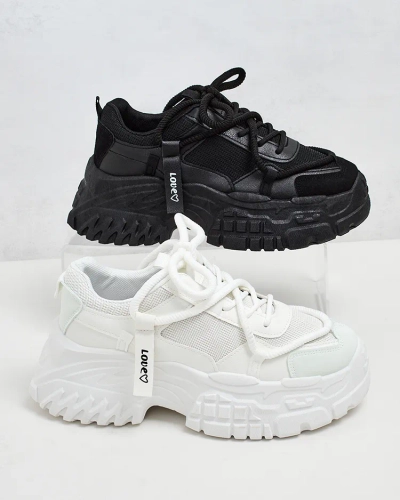 Royalfashion Damen Plateau Turnschuhe Bereya