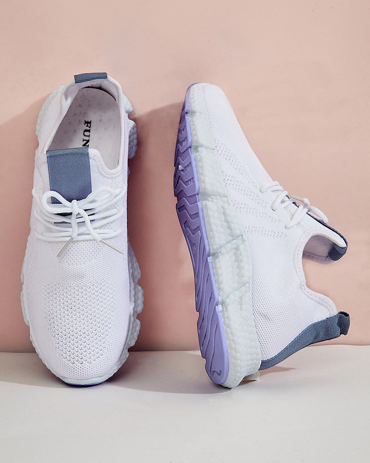 Baym Damen-Sportschuhe in Weiß und Blau - Schuhe