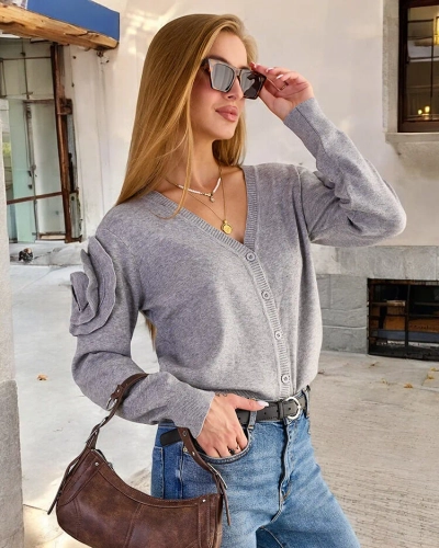 Royalfashion Unbuttoned Women's Sweater