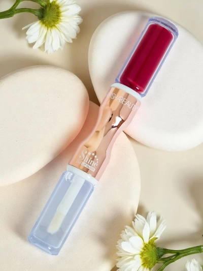 Lippenstift und transparenter Lipgloss 2-in-1 Ruby Woo