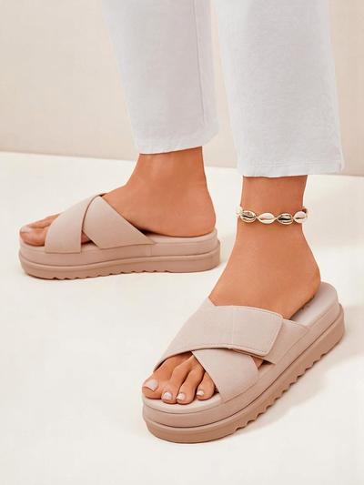 Royalfashion Damensandalen flach Evre