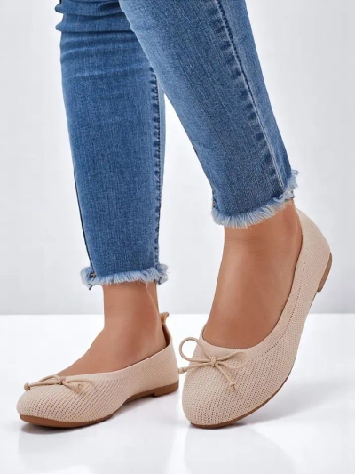 Royalfashion Damen-Stoff-Ballerinas Magger
