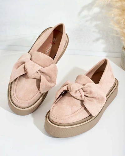 Royalfashion Damen Halbschuhe mit Schleife Eriz