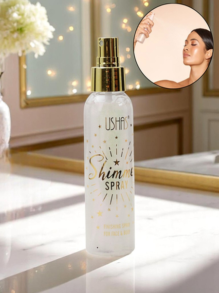 USHAS Summer Spray - Flüssiger Highlighter für Gesicht und Körper Pearl