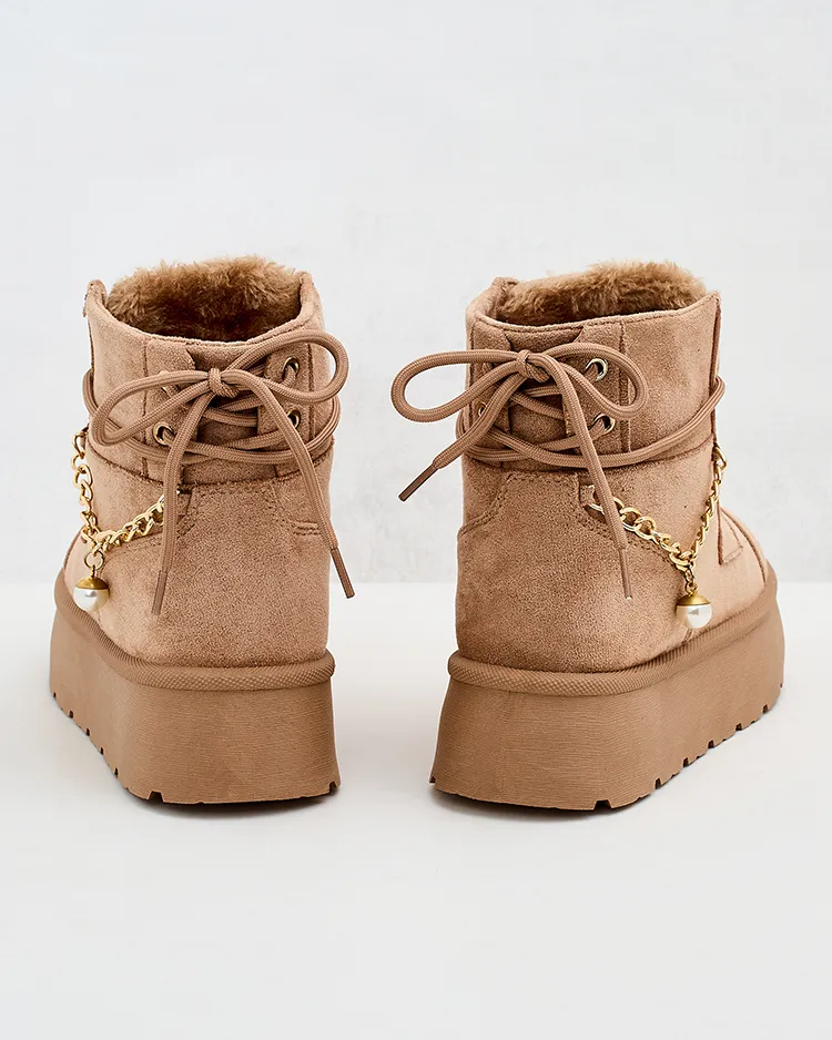 Royalfashion Damen Schnürstiefel Woruces