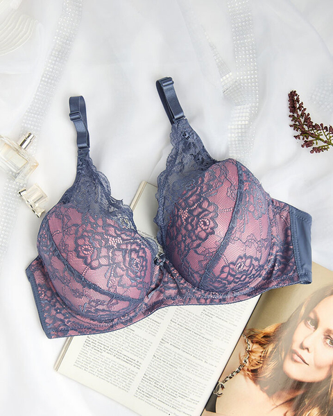 Royalfashion Damen-BH mit Spitzenverzierung