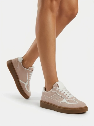 Sneakers Damen Luna Beige Ökologisch Lässig für den Frühling