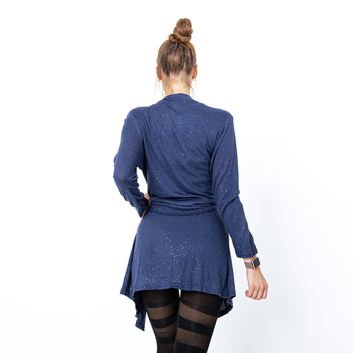 Темно-синій жіночий кардиган