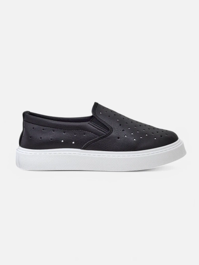 Royalfashion Perforierte Damenschlupfschuhe Emayla