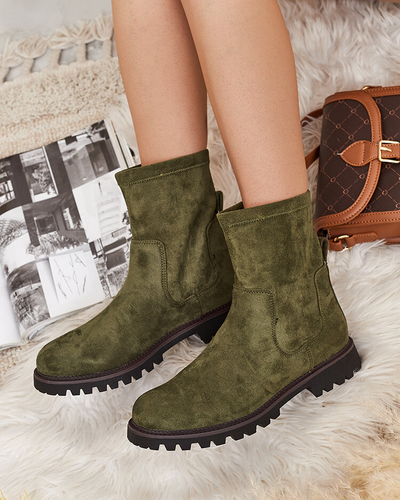 Royalfashion Gebimma Damenstiefel aus Öko-Wildleder