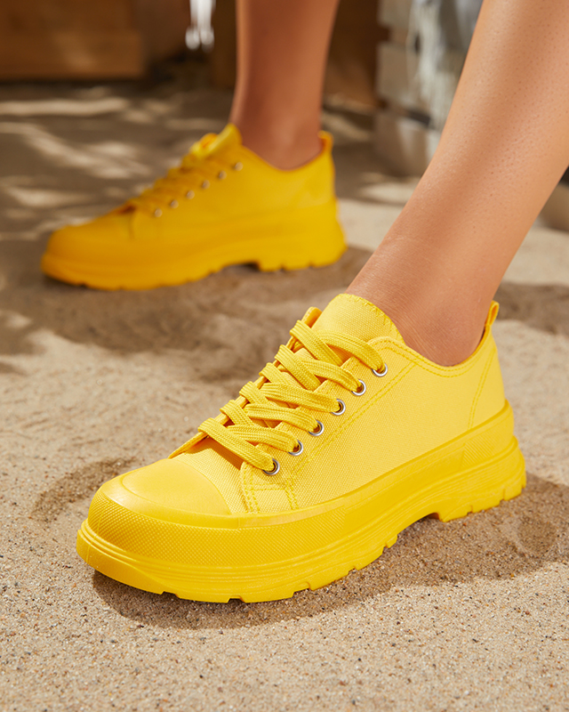 Gelbfarbene Damen-Sportsneaker Ctogi- Footwear