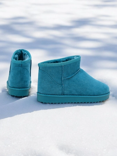 Royalfashion Kurze Damen Schneestiefel wie Hozis