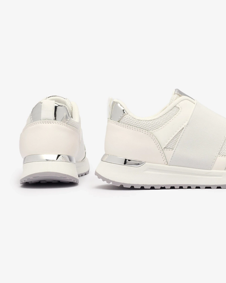 Damen-Slipper in Weiß Wecale- Footwear