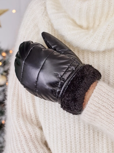 Royalfashion Schwarze Damenhandschuhe