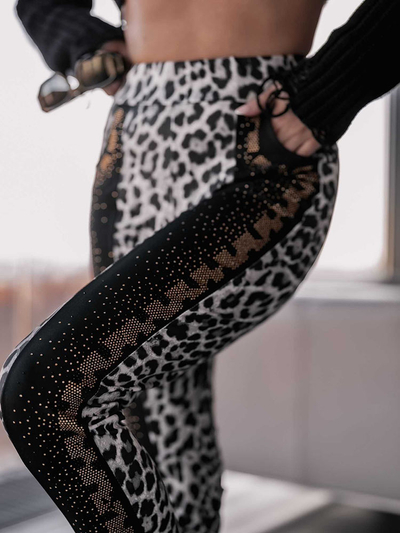 Royalfashion Damen Leggings mit Druck