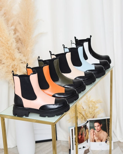 Royalfashion Weiße Damenstiefel Userrus