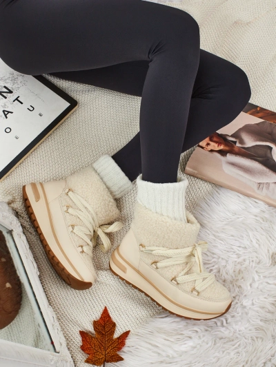 Damen Schneestiefel a'la mit Fell Verruna