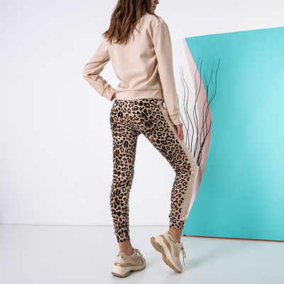 Beige Trainingsanzug für Damen - Kleidung