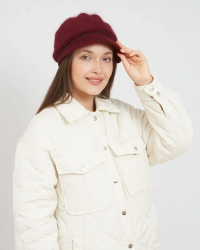 Royalfashion Damen-Baskenmütze mit Visier