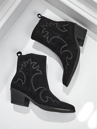 Velvet Ash Damen Cowboystiefel – mit Absatz