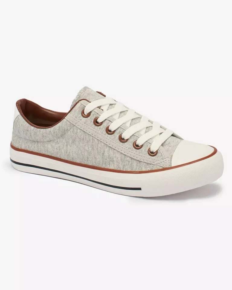 Royalfashion Hellgraue Damen Gumpy Sneakers