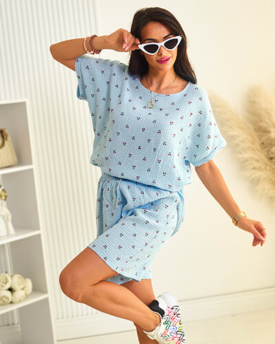 Royalfashion Damen Baumwoll-Sommer-Set