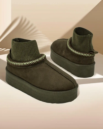 Royalfashion Kurze Schneestiefel für Damen Narorzi