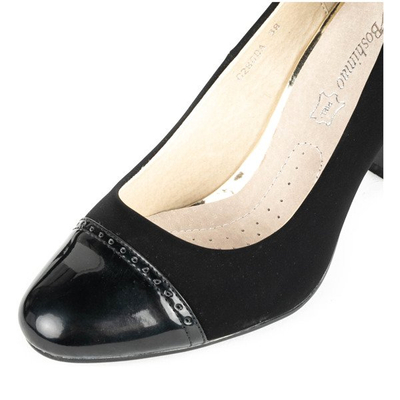 Schwarze Pumps am Jacinta-Pfosten - Schuhe