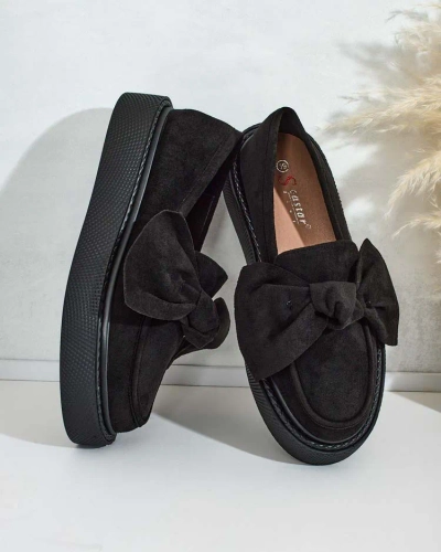 Royalfashion Damen-Halbschuhe mit Schleife Eriz