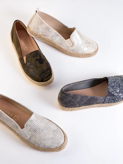 Grüne Espadrilles für Frauen in Nuhente Camo - Schuhe