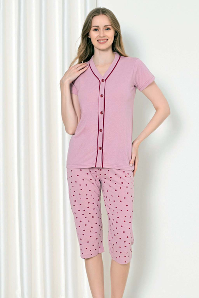 Royalfashion Damen Schlafanzug 2-teilig