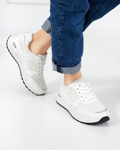 OUTLET Weiße Sportschuhe für Damen von Delani - Schuhe