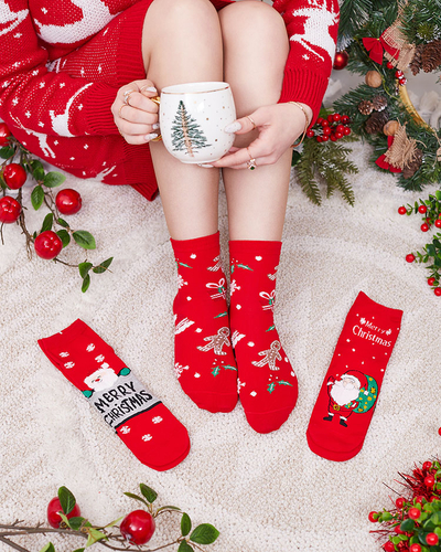 Royalfashion Weihnachtssocken in einer Schachtel 3/Pack