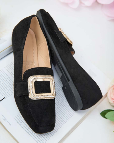 Royalfashion Damen Mokassins mit Schnalle Serbento