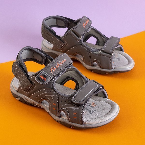 Graue Tores-Klettsandalen für Jungen - Schuhe