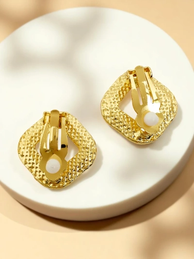 Royalfashion Damen-Clip-Ohrringe mit Perle Aurelia Perla
