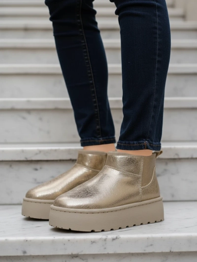 Royalfashion Damen Plateau-Schneestiefel a'la Dagodo