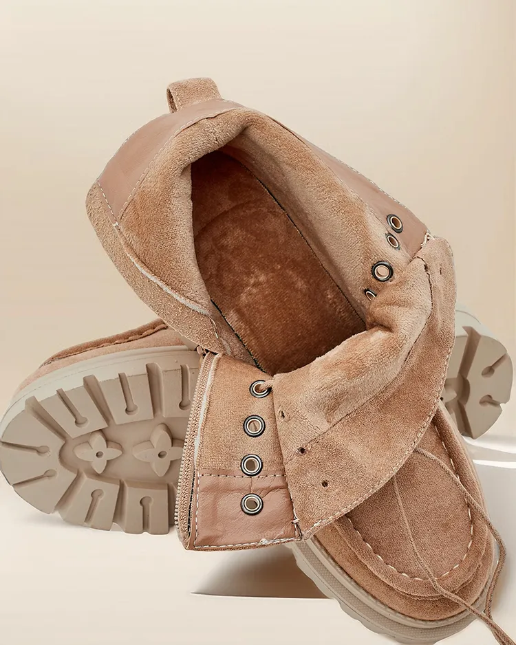 Royalfashion Damen Schnürstiefeletten Rullose