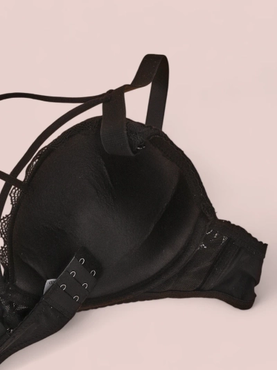 Royalfashion Damen gepolsterter BH mit Spitze
