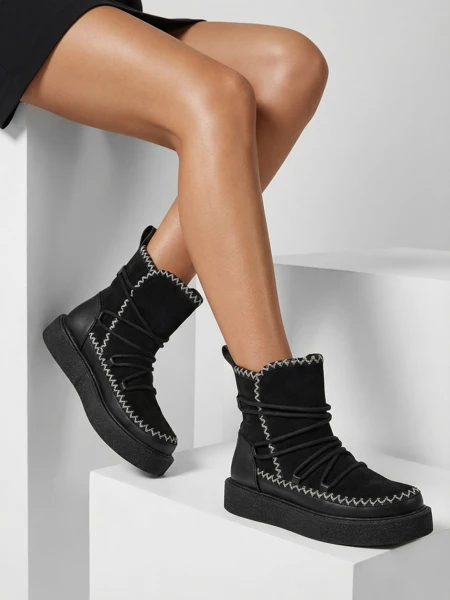 Royalfashion Damen Schnürstiefel Siozi