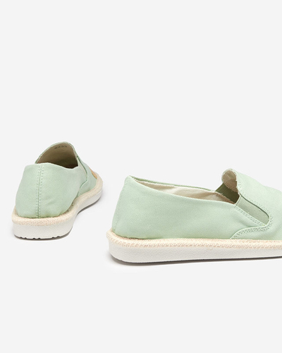 Mintfarbene Damen-Espadrilles Joll- Footwear
