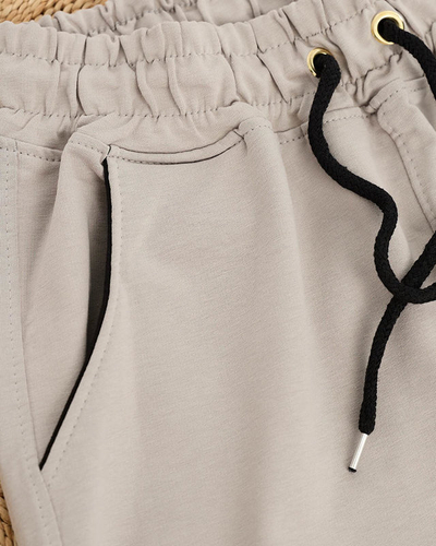 Hellgraue Jogginghose für Damen - Kleidung