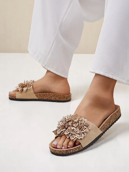 Royalfashion Damensandalen mit Blumen Occes