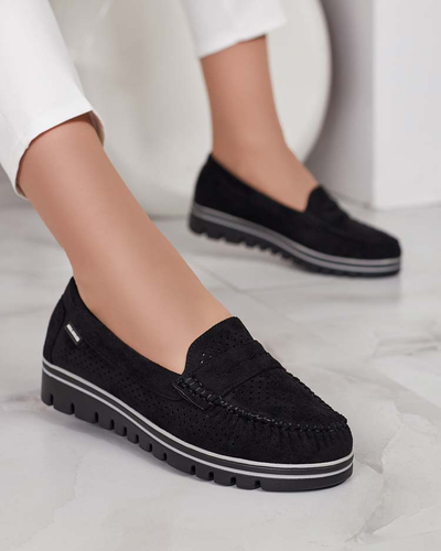 Royalfashion Ажурні жіночі мокасини Leteller