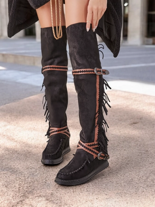 Жіночі взуття Royalfashion з застібкою над коліно Eliferse