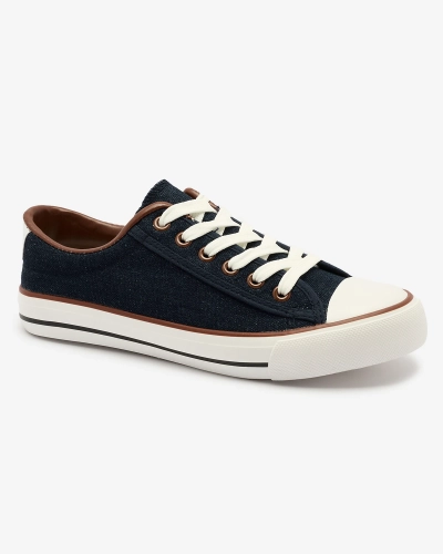 Royalfashion Marineblaue Damen Gumpy Sneakers