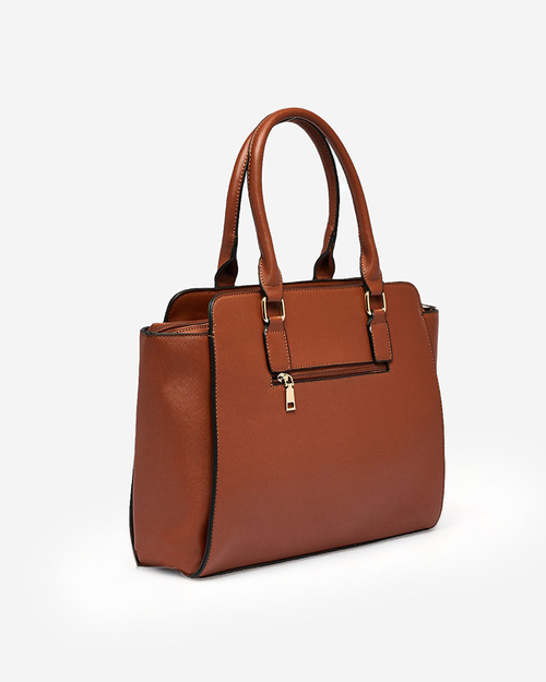 Жіноча сумка з екошкіри Royalfashion Brown