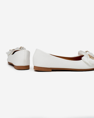 Royalfashion Damen Ballerinas spitze Spitze mit Schleife Retripo